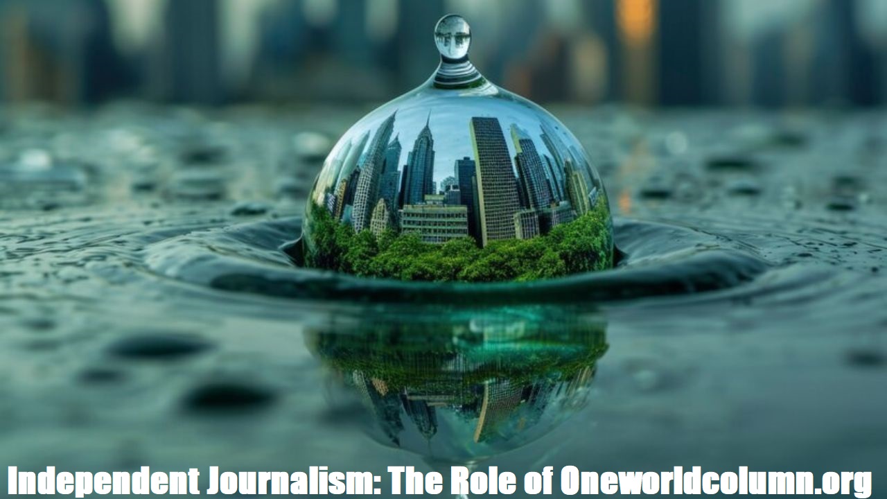 Independent Journalism: The Role of Oneworldcolumn.org